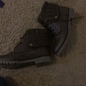 brown booties
